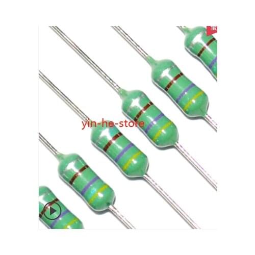 0410 into color ring inductance color code inductor 1 1/2 W to 0.5 W mH 470 100 uh uh ~ 4.7 mH 50PCS