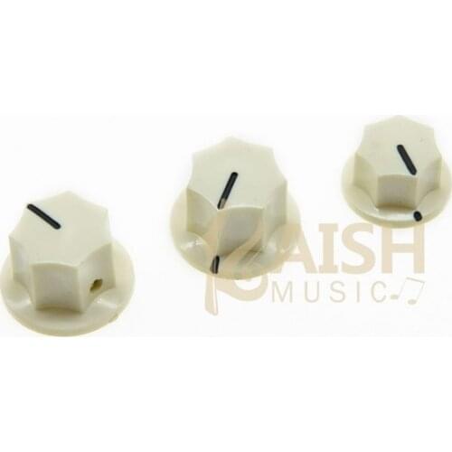 KAISH Set of 3 USA Spec JB Knobs 1/4" JB Large and Small Knob Set Ivory