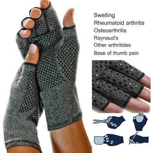 Arthritis Hand Compression Gloves Comfy Fit Breathable Alleviate Rheumatoid Pains Ease Muscle Tension Relieve Carpal Tunnel Ache