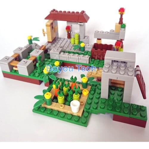 NEW The Farm Model Building Brick Block Mine toys Game Toy Children DIY Education Boys Gift