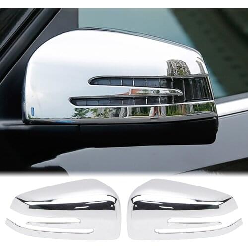 Side Wing Mirror Cover for Mercedes-Benz CLA C117 / GLA Class X156 2014 2015 2016 2017 2018 2019 Chrome Rearview Mirror Cap Trim