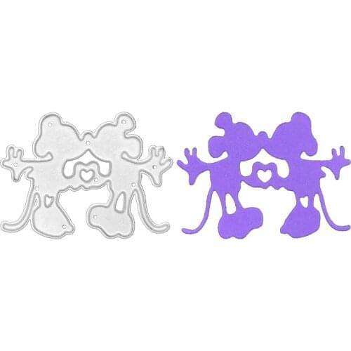Julyarts Mouse Metal Die Cuts Stencil Scrapbooking For DIY Scrapbooking Decorative Embossing Handcraft Die Cutting Template
