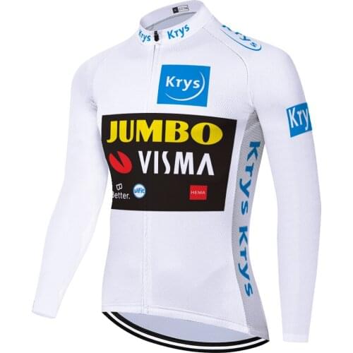 2021 jersey ciclismo Jumbo Visma camisa ciclismo masculina Long sleeve bicycle clothing Wear summer spring cycling jersey men