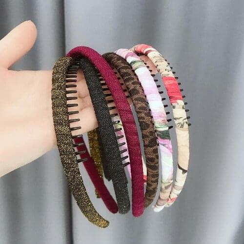 Fashion Headbands Anti-slip Hair hoop With Teeth for Hair Elastic Band Fashion Headwear Hairbands Womens Hair Accessories
