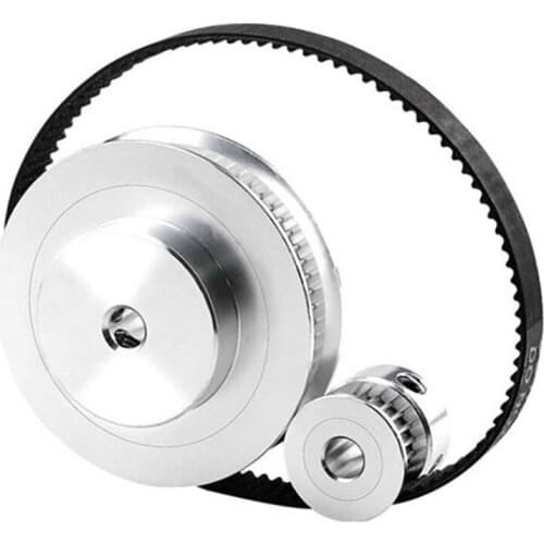 GT2 Timing Belt Pulley 60Teeth 20Teeth 5mm Reduction 1:3 Belt Width 6mm for 3D Printer Accessories