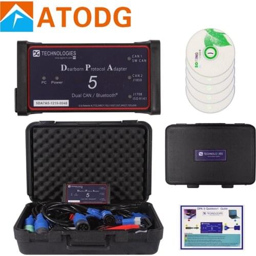 DPA5 DPA 5 Truck Scanner DPA5 Dearborn Protocol Adapter 5 Heavy-Duty Truck Diagnostic Tool Same function as USB Link
