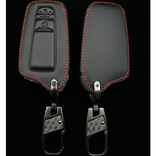 Car Styling Key Cover For Toyota Rav4 Corolla Camry Crown Prado 2 Button Remote Control Smart Shell Key Case Accessories