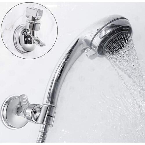 Universal Bathroom Shower Holder Adjustable Shower Suction Cup Holder Rack Bracket Wall Mounted Shower Holder Bathroom Accessory