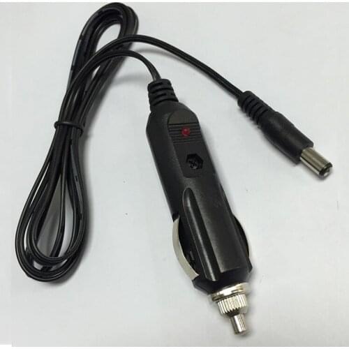 1.5 Meter Car Charger Plug to DC5.5x2.1 Plug 3A/2464/22AWG Copper Cord Extension Power Cable for Car Refrigerator Vacuum Cleaner