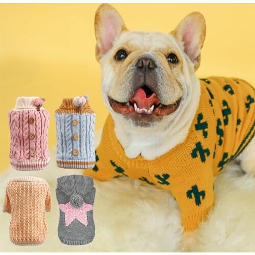 Winter Pet Clothes Cat Dog Clothes For Small Dogs Warm Cute Dog Clothing Coat Jacket Sweater York Chihuahua Costume For Dogs