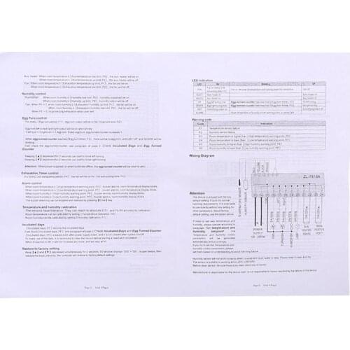 ZL-7918A Automatic Incubator Controller 100-240V LCD Tem Humidity Control XM 18