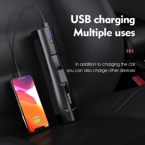 12V Electric Car Pump 150 PSI Tire Inflator LCD Display Portable Compressor Digital Car Tyre Pump For Car Bicycle Tires Balls