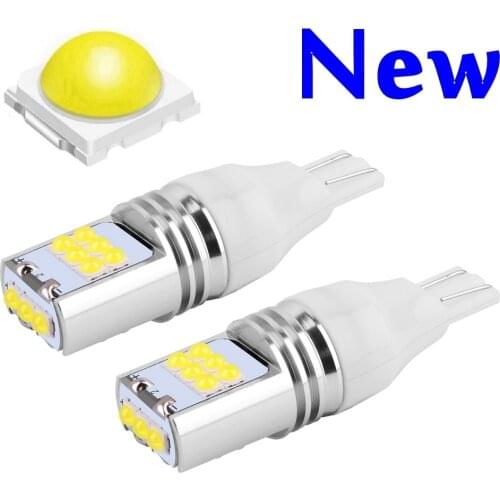 2pcs T15 921 W16W WY16W Super Bright 1800Lm LED Car Tail Brake Lights Auto Backup Reverse Lamp Turn Signal Bulb White Red Yellow