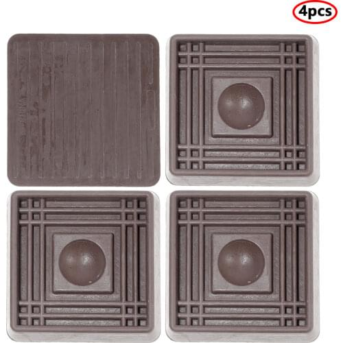 4Pcs Table Legs Caps Furniture Feet Covers Anti Slip Rubber Pads Move Mute Floor Leg Protectors for Chair Desk Cabinet Accessory