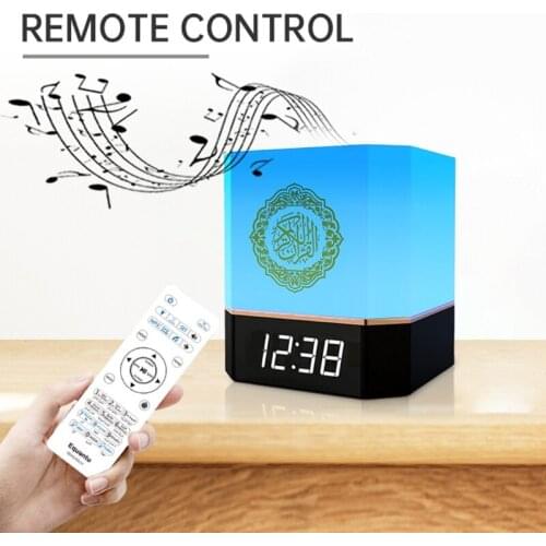 Bluetooth Quran Speaker LED Night Light Smart APP Control AZAN Digital Clock