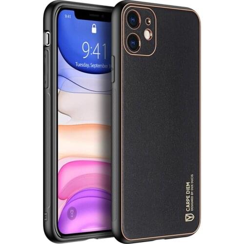 For iPhone 11 Pro Max Case DUX DUCIS PU Leather+TPU Anti-Slip Back Cover for iPhone 11 Pro Case Protection Camera чехол чехлы