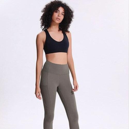 Summer New Womens Wear Black Vest Outdoor Sports Yoga Gym Tights