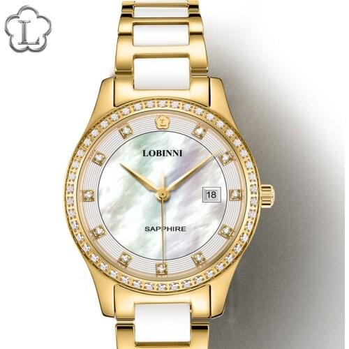 Lobinni Women's Watches With Rhinestones
