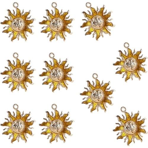 Set of 10 Craft Supplies DIY Connectors Pendant Charm for Bracelets Making