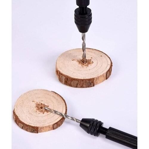 Pin Vise Hand Drill Bits Precision Pin Vise Mini Micro Twist Hand Drill Bit Set with 48PCS Mini Twist Drill Bits Rotary Tools