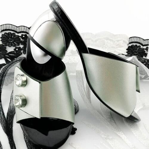 Nigerian Comfortable Slippers African Womens Shoes for Work Fashion Party Slippers