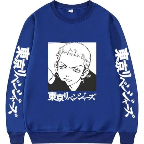 2021 New Anime Tokyo Revengers Men Women Capless Hoodie Sweatshirt Unisex Kawaii Fashion Tracksuit Pullover Oversize Clothing