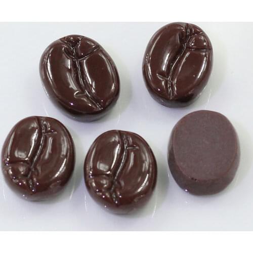 Charms Simulated 3D Coffee Beans Resin Addition for DIY Accessories Beads Making Supplies For Scrapbooking