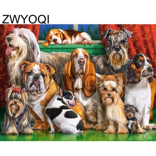 Full Square Diamond painting Shar Pei dog animal 5D DIY Diamond embroidery Cross stitch Full Round Diamond mosaic Shar Pei dog