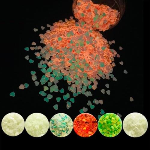 PrettyG 1 Box Luminous Glitter Glow in the Dark for Resin DIY Making Art Craft Nail Makeup Decoration Accessories Set3