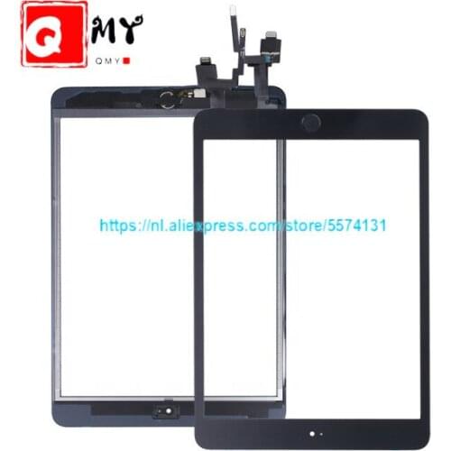 Touchscreen For iPad Mini 3 Mini3 Touch Glass Screen Digitizer Home Button With IC Conector For iPad mini 3 A1599 A1600 A1601