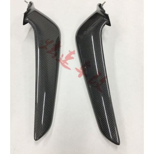 Fit for Ferrari 458 carbon fiber front bar wind knife front bar interference carbon fiber ox horn