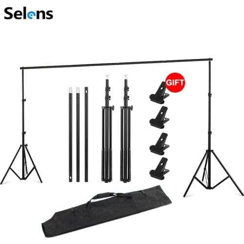 Background Stand Photography Green Screen Backdrops Chromakey Support System Frame Carry Bag Use For Photo Studio Stand Video