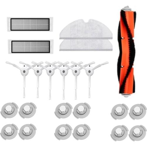 For Xiaomi Roborock S50 S51 S5 S6 E25 E35 Parts Mop Cloths Main Brush HEPA Filter Side Brush Vacuum Cleaner Accessories