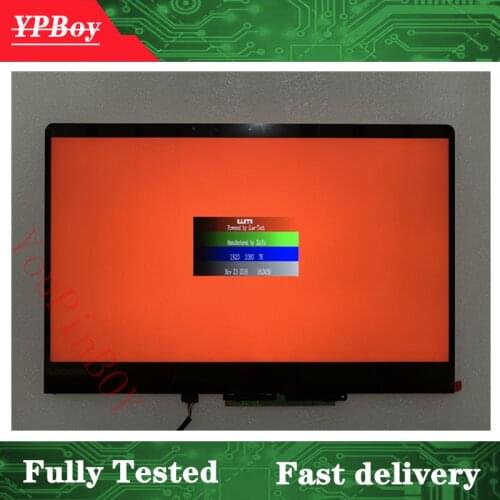 14" New For Lenovo Yoga 710-14 Yoga 710 14 Yoga 710-14IKB 80V4002NCD LCD LED Touch Screen Assembly with frame FHD 1920*1080P