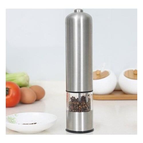 100 pcs New Stainless Steel Electric Kitchen Tool Salt Pepper Mill Grinder muller