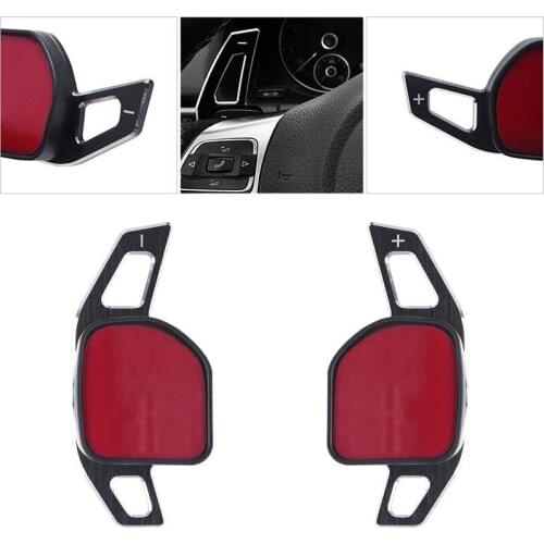 2Pcs Paddles Extension Steering Wheel Direct Shift Paddle Extension DSG Aluminum Alloy Shifter Extension for A-U-D-I A3 S3 A4 S4