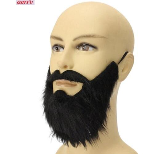 2017 Funny Mustache Dress Costume Party Halloweenfake mustache Disguise Fake Mustache Funny Beards Halloween Decorations 8ZHH058