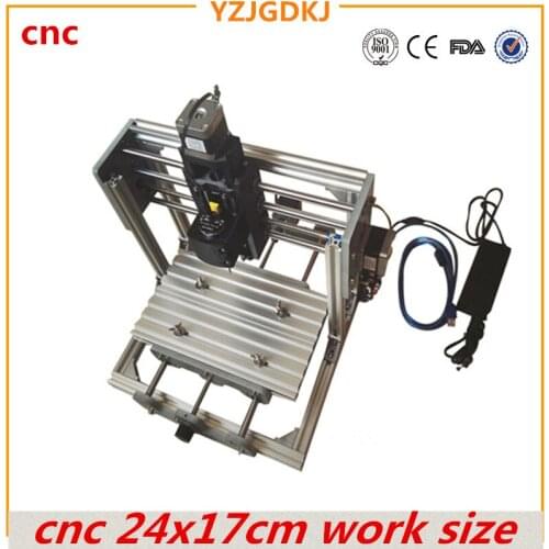 2417 cnc 3Axis Wood Router engrave machine for wood marking ,aluminum mark work size 24*17cm