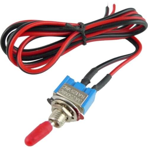 3x On/Off Mini Toggle Switch Pre Wired 24Inch 3Amp Security Alarm Pre-Wired