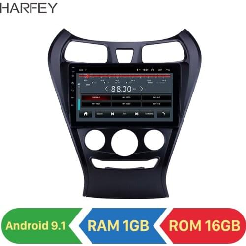 Harfey 9 inch Android 9.1 car Radio for 2012 Hyundai EON with HD Touchscreen GPS Navigation support Carplay DAB+ OBD2 TPMS 2din