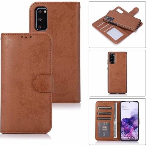 LANCASE For Samsung Galaxy S20 Plus Case Wallet Magnetic Flip PU Leather Case For Samsung Galaxy S20 Ultra S20 Case With 3 cards