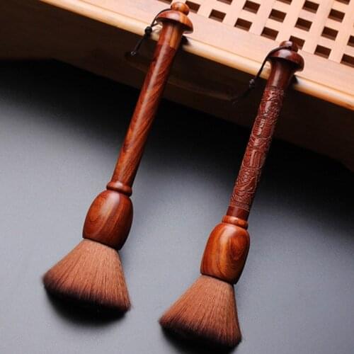 Bottle Kettle Spout Clean Tools Cleaning Brush Soft Hair Teapot Wood Brush Tea Pot Dust Brush Household Kitchen Tools