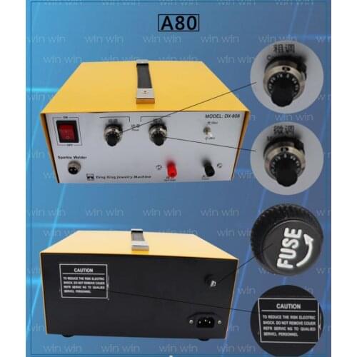 Dx80A High-Power Laser Spot Welder Pulse Spot Welding Touch Welder Welding Machine with Jewelry Equipment 0.4Mm-1.5Mm