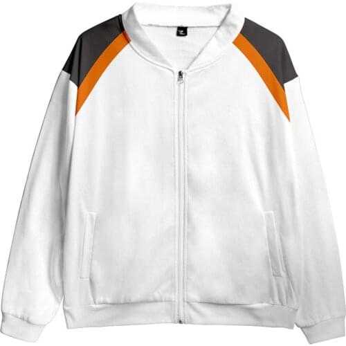 Haikyuu Fukurodani Academy 3D Printed Cosplay Zip Up Coat Jacket