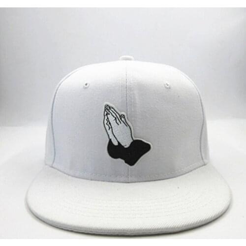 Prayer Embroidery Cotton Baseball Cap Hip-hop Cap Adjustable Snapback Hats for Men and Women 66