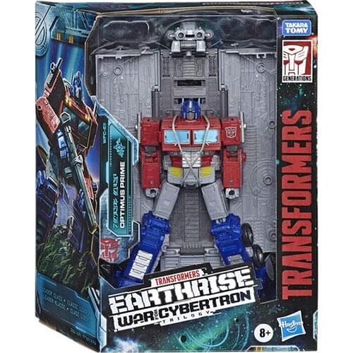 18cm Transformers Toys Generations War for Cybertron Earthrise Leader Wfc-E11 Optimus Prime Action Figure Collection Model