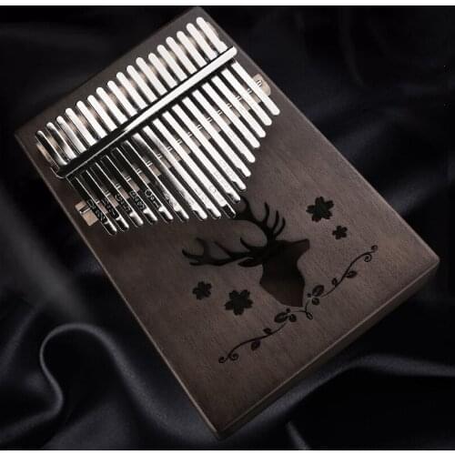 Kalimba 17 Key Thumb Piano Mahogany Wooden Mbira Musical Instrumentos Musicales 30 key Instruments Calimba Machine Teclado 2021