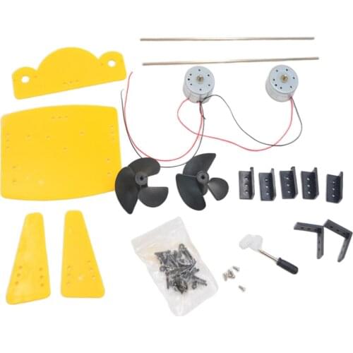 Electric Boat Ship Hobby Toy Set Propeller Motor Shaft Remote Control Kit