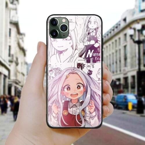 Eri Boku no hero academia art Soft Silicone Glass Phone Case Cover Shell For iPhone SE 6 6s 7 8 Plus X XR XS 11 12 Mini Pro Max