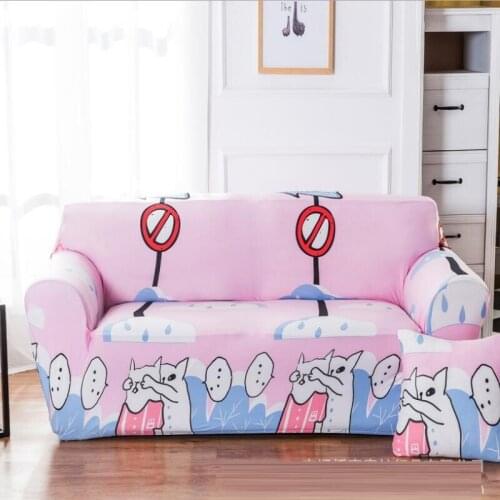 New European couple cat stretch sofa cover all-inclusive anti-skid fabric sofa cover living room sofa cover slipcover CZ103